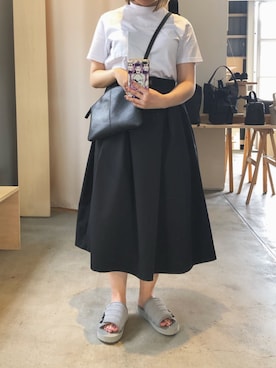 「suicoke（スイコック）のアイテム」を使った、ayuさん（レディース・155cm）の夏コーディネート