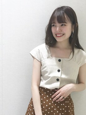 森川小百合さん（レディース・163cm）の夏コーディネート