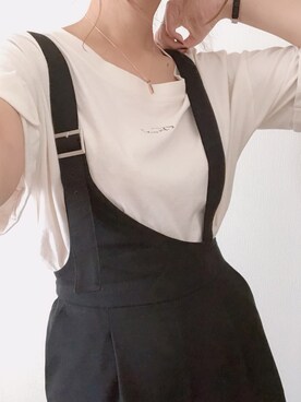 「INGNI（イング）のアイテム（オールインワン・サロペット）」を使った、Tabiさん（レディース・163cm）の秋コーディネート