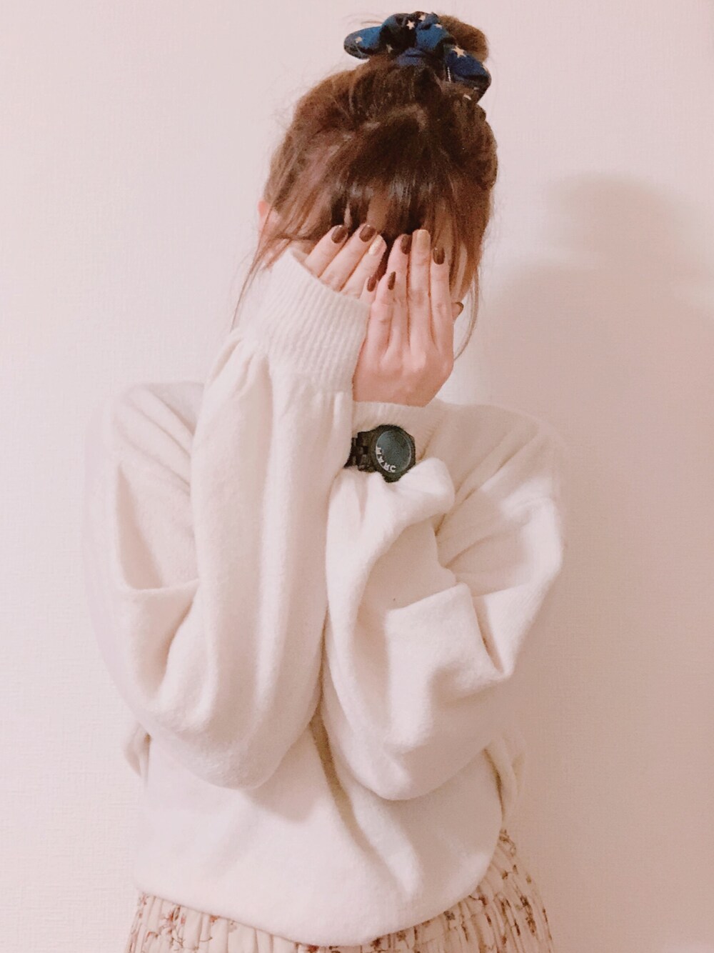 「冬コーデ、おしゃれさんと繋がりたい、ホワイトコーデ、シンプルコーデ、札幌こーで、OLIVE des OLIVE」｜「OLIVE des OLIVEのマシュマロモックネックニット（ニット/セーター、ホワイト系）」を使った、Tabiさん（レディース・163cm）の冬コーディネートの1枚目の写真
