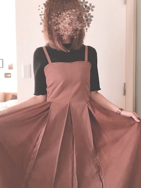 「one way（ワンウェイ）のアイテム（ワンピース/ドレス）」を使った、Tabiさん（レディース・163cm）の夏コーディネート