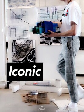 「TOPMAN（トップマン）のアイテム（Tシャツ/カットソー）」を使った、Simoneauxさん（メンズ・178cm）の春コーディネート