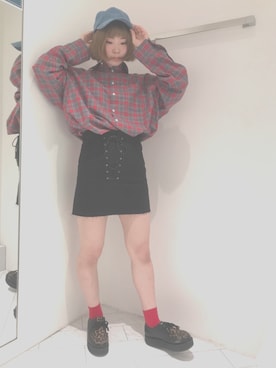 「ila（アイラ）のアイテム」を使った、RENAさん（レディース・168cm）の春コーディネート