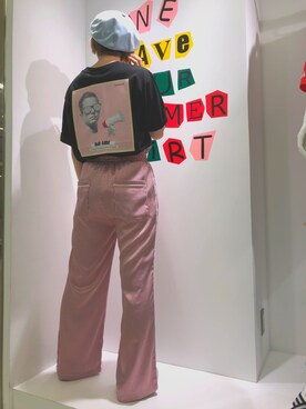 「ila（アイラ）のアイテム」を使った、RENAさん（レディース・168cm）の夏コーディネート