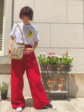 RENAさん（レディース・168cm）の夏コーディネート