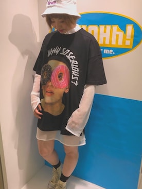 「ila（アイラ）のアイテム」を使った、RENAさん（レディース・168cm）の夏コーディネート