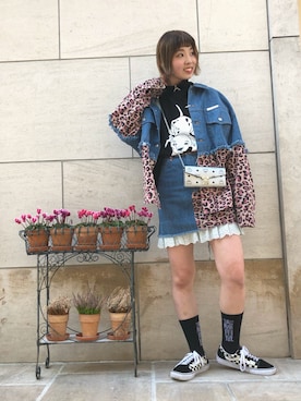 「L.H.P（エルエイチピー）のアイテム（財布/小物）」を使った、RENAさん（レディース・168cm）の冬コーディネート