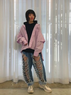 RENAさん（レディース・168cm）の春コーディネート