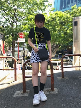 「VFiles（ブイファイルズ）のアイテム」を使った、RENAさん（レディース・168cm）の春コーディネート