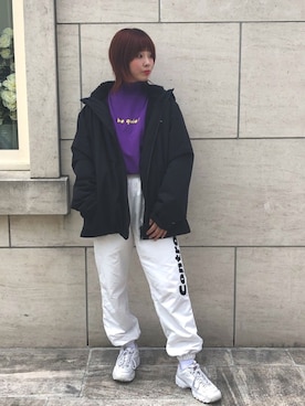 「L.H.P（エルエイチピー）のアイテム（ジャケット/アウター）」を使った、RENAさん（レディース・168cm）の秋コーディネート