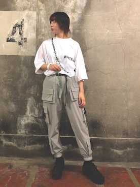 「L.H.P（エルエイチピー）のアイテム（PC・スマホグッズ/家電）」を使った、RENAさん（レディース・168cm）の夏コーディネート