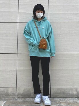 「Ctr1（コントロール）のアイテム（パンツ）」を使った、RENAさん（レディース・168cm）の冬コーディネート