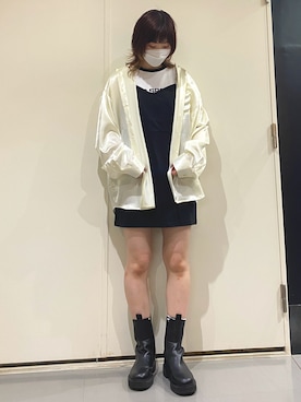 「Ctr1（コントロール）のアイテム」を使った、RENAさん（レディース・168cm）の春コーディネート