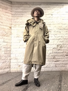 「ショット」｜「アイテム（ミリタリージャケット）」を使った、kiharaさん（メンズ・173cm）の夏コーディネート