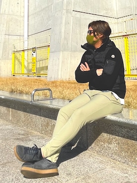 「AZUL by moussy（アズールバイマウジー）のアイテム」を使った、Takayukiさん（メンズ・172cm）の冬コーディネート