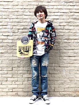 ♪♫♬♪♬♫♪さん（メンズ・172cm）の冬コーディネート