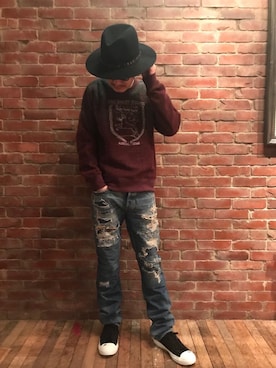 ♪♫♬♪♬♫♪さん（メンズ・172cm）の冬コーディネート