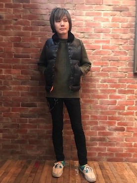 ♪♫♬♪♬♫♪さん（メンズ・172cm）の冬コーディネート