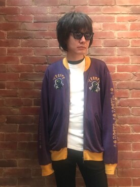 「THE CRAMPS」｜♪♫♬♪♬♫♪さん（メンズ・172cm）の春コーディネート