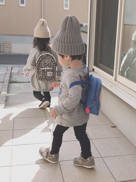 バックパック リュックを使った 2歳男の子 の人気ファッションコーディネート Wear