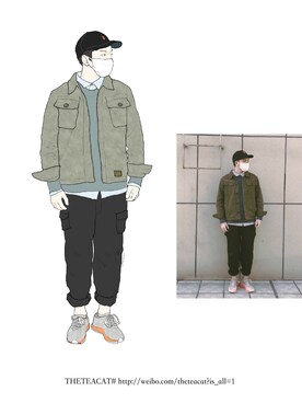 theteacatさんのコーディネート