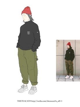 theteacatさんのコーディネート