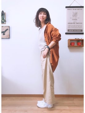 「ICE WATCH（アイスウォッチ）のアイテム」を使った、miwataraさん（レディース・157cm）の春コーディネート