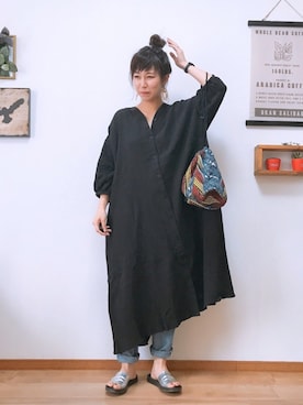 「ICE WATCH（アイスウォッチ）のアイテム」を使った、miwataraさん（レディース・157cm）の春コーディネート