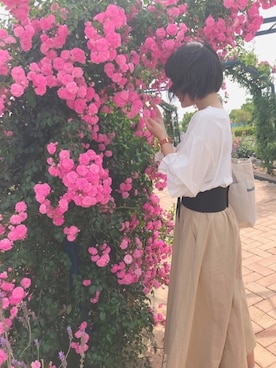 「チャイハネ（チャイハネ）のアイテム（アナログ腕時計）」を使った、ssyuiiiさん（レディース・161cm）の夏コーディネート