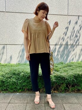 「ベーシック/トラッド」｜ひき　さん（レディース・167cm）の夏コーディネート