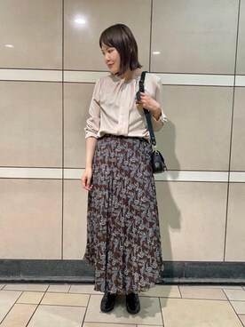 「LAURA DI MAGGIO（ローラディマッジオ）のアイテム」を使った、ひき　さん（レディース・167cm）の秋コーディネート