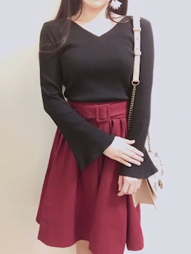 靜靜さん（レディース・159cm）の春コーディネート