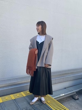 藤原(fujiwara)さん(レディース・159cm)の冬コーディネート