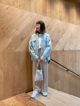 藤原（fujiwara）さん（レディース・159cm）の冬コーディネート