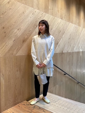 藤原（fujiwara）さん（レディース・159cm）の冬コーディネート