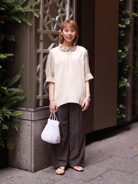 藤原（fujiwara）さん（レディース・159cm）の夏コーディネート