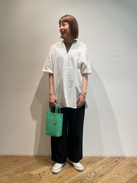 藤原（fujiwara）さん（レディース・159cm）の夏コーディネート