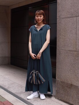 藤原（fujiwara）さん（レディース・159cm）の夏コーディネート