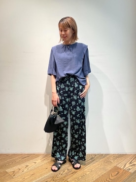 藤原（fujiwara）さん（レディース・159cm）の夏コーディネート