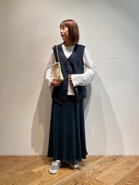 藤原(fujiwara)さん(レディース・159cm)の夏コーディネート