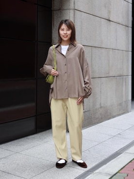 藤原(fujiwara)さん(レディース・159cm)の秋コーディネート