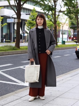 藤原（fujiwara）さん（レディース・159cm）の秋コーディネート