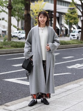 BY モッサショールカラーリバー コート ∴を使ったショップスタッフの