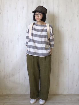 鞄屋コナランさん（レディース・157cm）の秋コーディネート