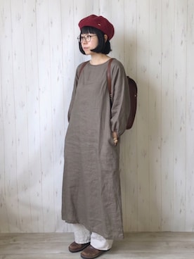 鞄屋コナランさん（レディース・157cm）の秋コーディネート