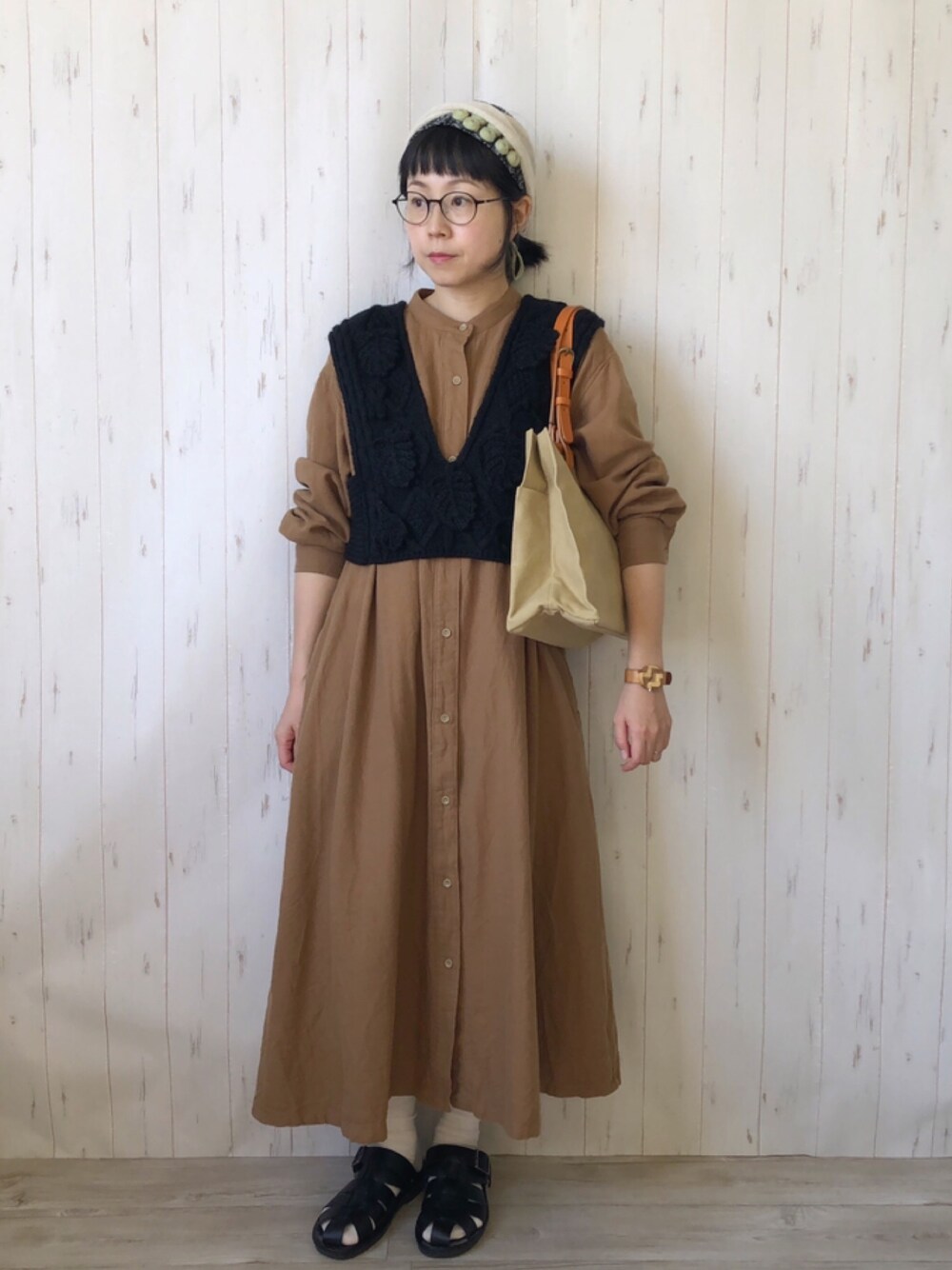 eiπe 落ち葉と木の実　ビスチェ eiπe （イーペ）の「eiπe 落ち葉と木の実 ビスチェ（ベスト）」 - WEAR