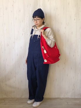 鞄屋コナランさん（レディース・157cm）の秋コーディネート