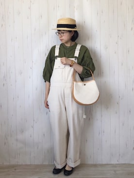 鞄屋コナランさん(レディース・157cm)の春コーディネート