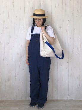 鞄屋コナランさん（レディース・157cm）の春コーディネート