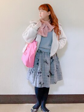 「メゾンドフルール」｜「アイテム（ジャケット/アウター）」を使った、♡ m i c h i ♡さん（レディース・158cm）の秋コーディネート